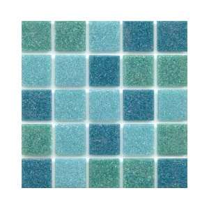   Blend Glass Blue Mosaic Tile Kitchen, Bathroom Backsplash Tiling