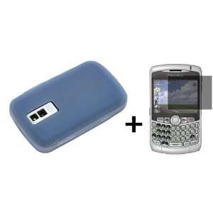  Light Blue Silicone Soft Skin Case Cover for Blackberry 