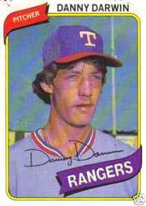 Topps 1980 Texas Rangers  Danny Darwin   