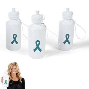  Teal Ribbon Water Bottles   Tableware & Sippers & Fun Bottles 
