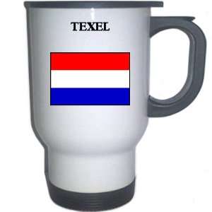  Netherlands (Holland)   TEXEL White Stainless Steel Mug 