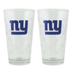  New York Giants 2 Pack Pint Glasses