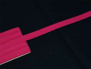 30 Yards Bias Tape Poly Cotton Solid Hot Pink  