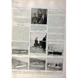 Motor Boat Race Algiers To Toulon 1905 Print Disaster