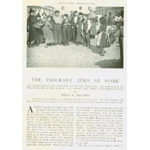   1904 Magazine Article Emigrant Jews At Home in Russia 