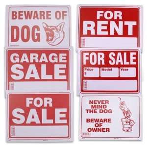  For Sale Sign with Rack, 12 X16 Case Pack 288