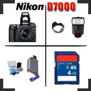  Nikon D7000 SLR 16.2MP Digital Camera + 18 55mm VR Lens 