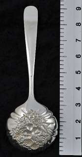   Sterling Silver S. Kirk & Son Repousse Large Berry/Serving Spoon