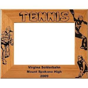    Personalized Female Tennis Picture Frame