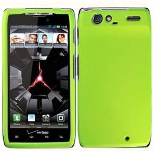 Neon Green Hard Case Cover for Rogers Motorola Razr Cell 