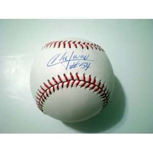 Aroldis Chapman Autographed/Hand Signed Baseball  Sports 