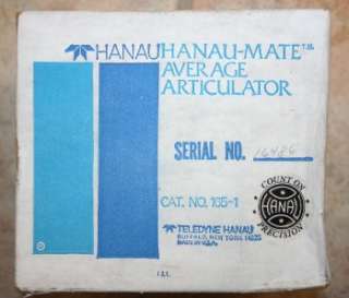 NEW IN BOX TELEDYNE HANAU MATE DENTAL ARTICULATOR 165  