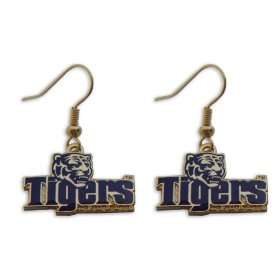  Memphis Tigers Dangle Logo Earring Set Ncaa Charm Gift 
