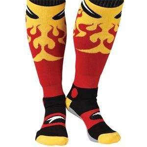  AXO Youth MX Socks   One size fits most/Flames Automotive