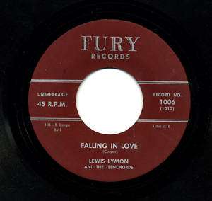 LEWIS LYMON AND THE TEENCHORDS, FALLING IN LOVE ON FURY  