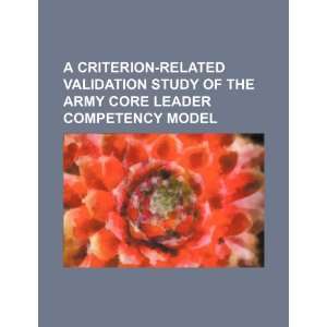   core leader competency model (9781234437589) U.S. Government Books