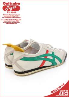 Brand New Asics Onitsuka Tiger Mexico 66 Birch/Green Shoes #T21  