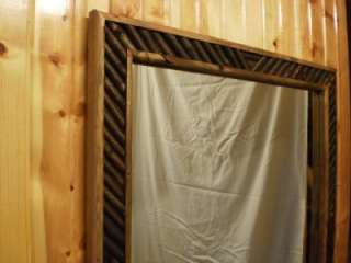 Birch Branch Mirror 42x36 Adirondack Northwoods lodge cabin rustic 