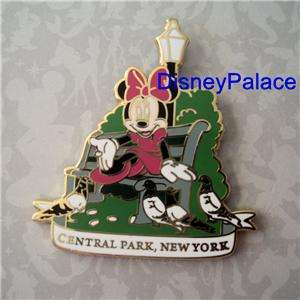 NYC Minnie on Central Park bench New York Pin  