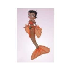  10 Betty Boop Orange Mermaid Christmas Ornament #8105 