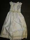 NWT Biscotti 100% Silk First Communion Dress Flower Girl Cream Dress 6