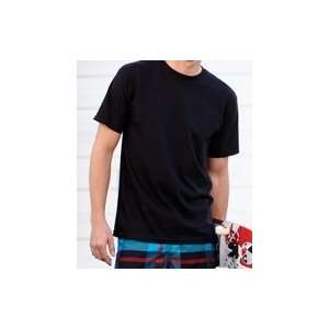  Black Cotton T shirt Round Neck   By AAA Style # 1701 