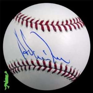  Adam Dunn Autographed Ball   Romlb   Autographed Baseballs 