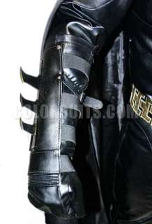 Batman Costume Dark Knight Suit w/ Belt Cape Gloves Cuffs Boots Mask 