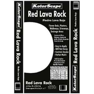  .5 Cuft Red Lava Rock