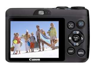 Canon PowerShot A1200 12.1MP Black Digital Camera Bundle + Cleaning 