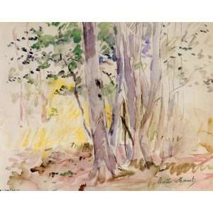   Berthe Morisot   24 x 20 inches   The Bois de Boulo