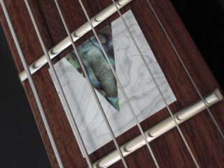 BLOCKS WHITE SHELL MOP JAZZ Guitar Decal Inlay Set  