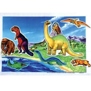  Small Dinosaurs Pre Cut Flannelboard Figures w/unmounted 