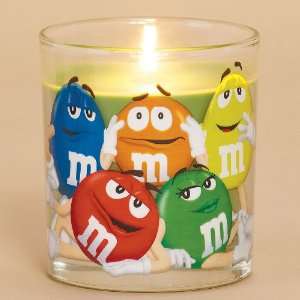  4 Tarty Pear Scented Glass Votive Candles with Multi 