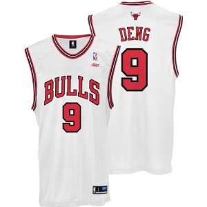  Luol Deng White Reebok NBA Replica Chicago Bulls Jersey 