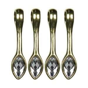   Pkg Gold/Clear Spoon Drop; 3 Items/Order Arts, Crafts & Sewing