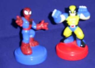 Play Doh Stampers Super Hero Squad Spiderman Wolverine  
