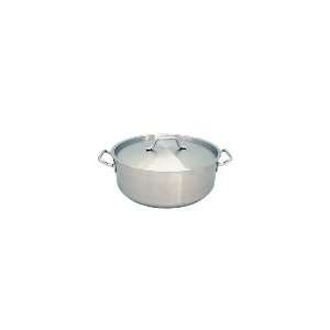   20 qt Heavy Duty Stainless Steel Brazier, with Cover