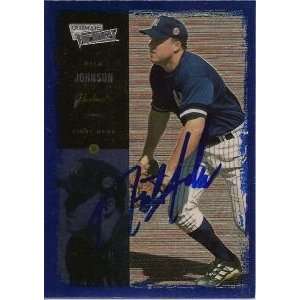 Nick Johnson New York Yankees Signed 2000 Victory Card
