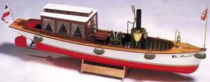 Krick Model Boat Alexandra Live Steam Launch Kit Ship  