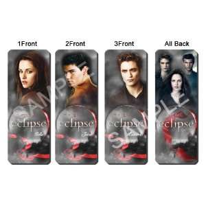  3 Pcs Twilight Eclipse Bookmarks   Bella, Edward & Jacob 