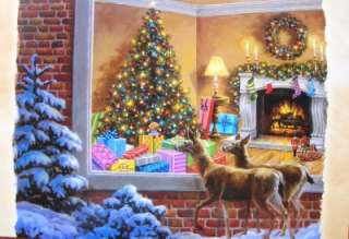 Artist Nicky Boehme YOU BETTER BE GOOD CHRISTMAS Greeting CARD 