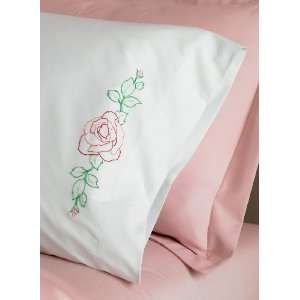  Martha Stewart Pillow Cases Stamped Embroidery Kit