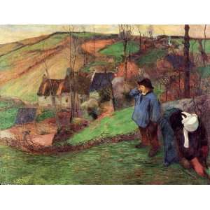   oil paintings   Paul Gauguin   24 x 18 inches   Little Breton Shepherd