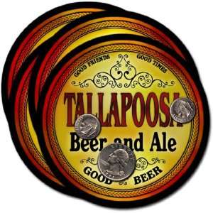  Tallapoosa, GA Beer & Ale Coasters   4pk 