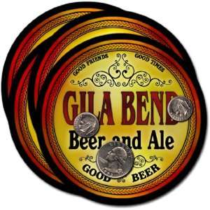  Gila Bend, AZ Beer & Ale Coasters   4pk 