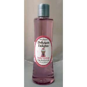   Delights BODY Syrup Pink Bubble Gum NEW