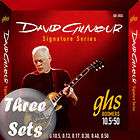 ghs David Gilmour Boomers Guitar Strings 10.5 50 3 SETS