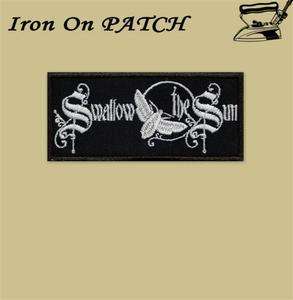 Swallow the sun embroidered patch, iron on  