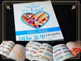 S14K Nail Art Book NO.1 GEL NAIL SELECTION Acrylic UV Demonstration 